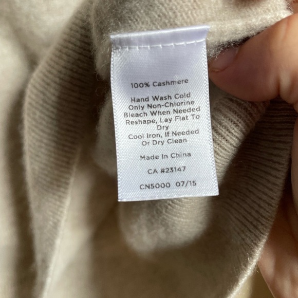 Talbots pure cashmere turtleneck sweater size S - Picture 7 of 9